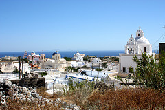 El pueblo de Karterados, Santorini