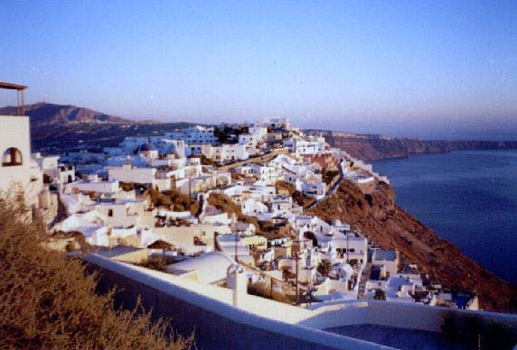 Vista de Fira desde Imerovigli