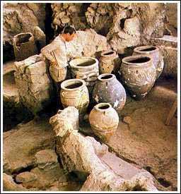 Las excavaciones de Akrotiri