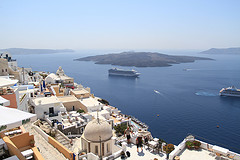 Vista de la Caldera desde Fira, Santorini