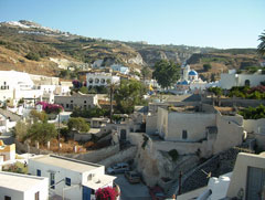 El pueblo de Vothonas, Santorini