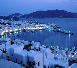 Mykonos de noche